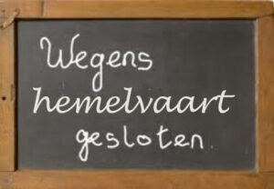 Hemelvaartsdag 2026 geen bridge!